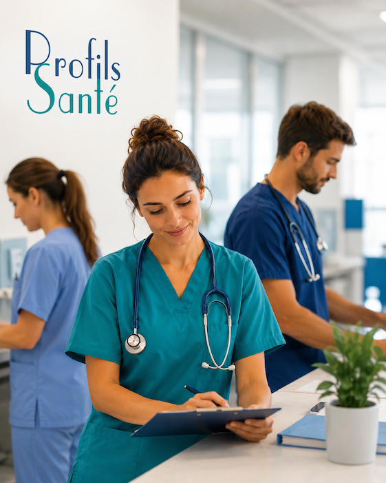 Professionnelle de santé accompagnée par Profils Santé